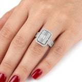1.20 Carat Natural Diamond Baguette Design Diamond Ring | LONDIA
