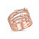 1.20 Carat Natural Diamond Statement Design Ring – 18K Gold