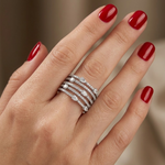 1.20 Carat Natural Diamond Statement Design Ring – 18K Gold
