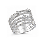 1.20 Carat Natural Diamond Statement Design Ring – 18K Gold