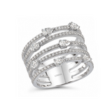 1.20 Carat Natural Diamond Statement Design Ring – 18K Gold