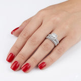 1.20 Ct. Natural Diamond Wedding Ring Set | LONDIA