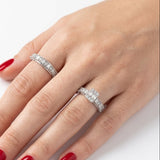 Natural Diamond Wedding Ring Set
