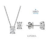 1.20 Ct. Natural Diamond HRD Certified Oval Solitaire Design Set