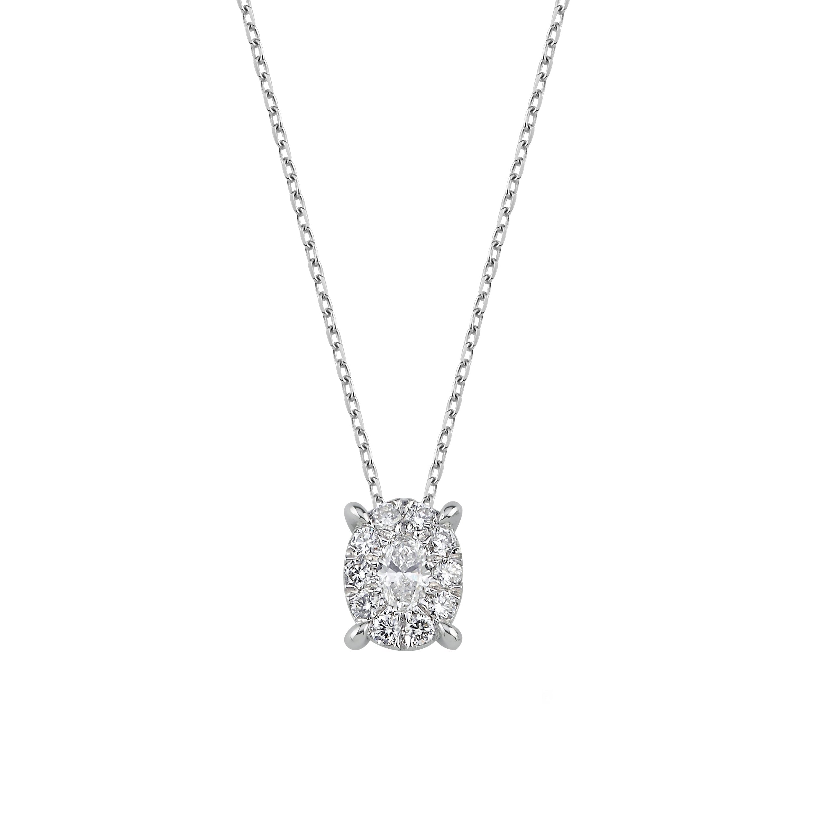 1.20 Ct. Natural Diamond Magic Oval Design Bridal Set