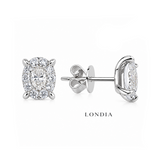 1.20 Ct. Natural Diamond Magic Oval Design Bridal Set