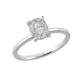 1.20 Ct. Natural Diamond Magic Oval Design Bridal Set
