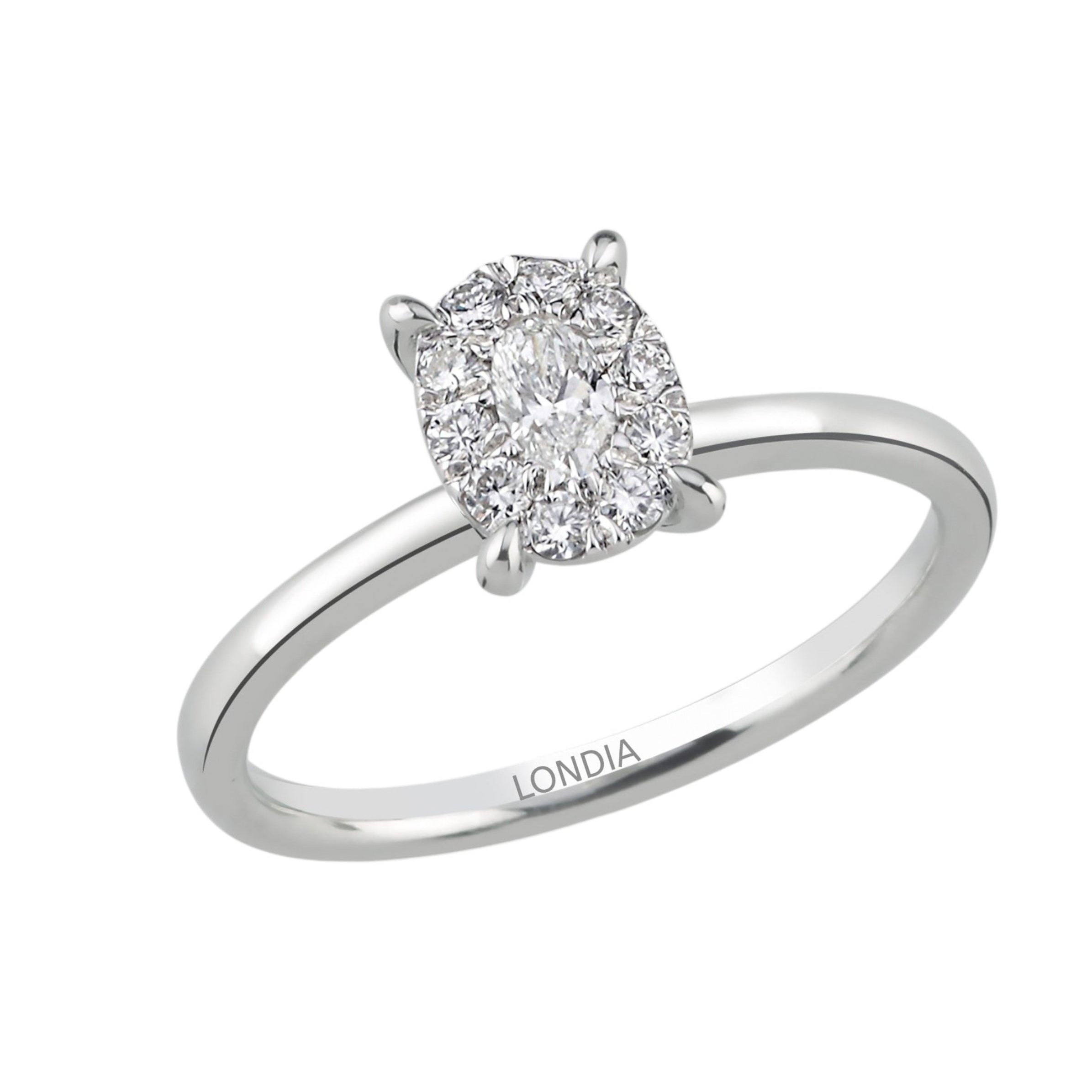 1.20 Ct. Natural Diamond Magic Oval Design Bridal Set