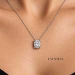 1.20 Ct. Natural Diamond Magic Oval Design Bridal Set