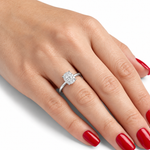 1.20 Ct. Natural Diamond Magic Oval Design Bridal Set