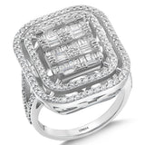 1.25 Carat Natural Diamond Baguette Design Stone Diamond Ring | LONDIA