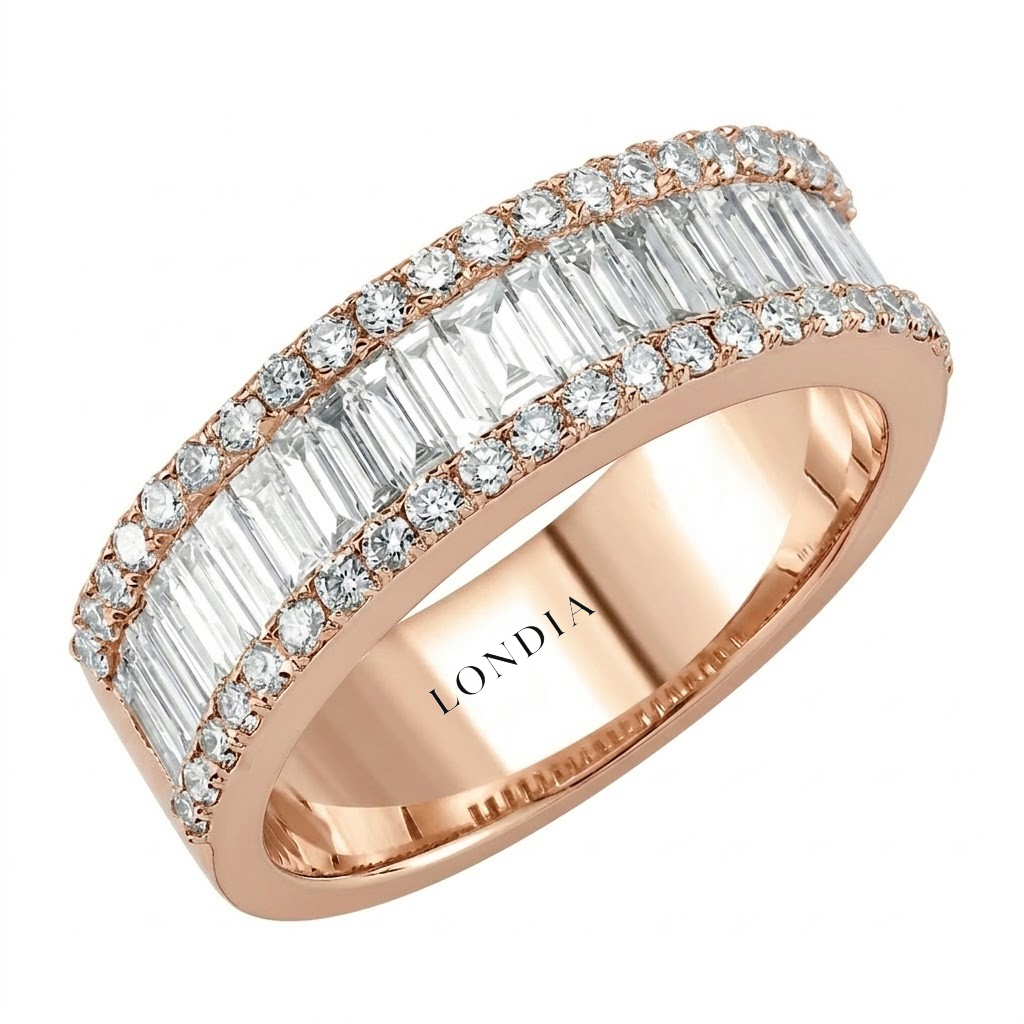 1.30 Carat Diamond Eternity Ring in 14K Solid Gold