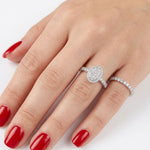 Natural Diamond Wedding Ring Set