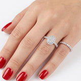 Natural Diamond Wedding Ring Set