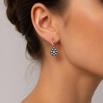 1.30 Carat Natural Diamond Designer Necklace and Earring Set