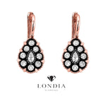 1.30 Carat Natural Diamond Designer Necklace and Earring Set