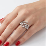 Natural Diamond Statement Design Ring