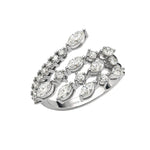 Natural Diamond Statement Design Ring