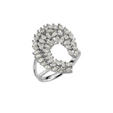 1.40 Carat Natural Diamond Statement Design Ring – 18K Gold