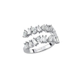 1.40 Carat Natural Diamond Statement Design Ring – 18K Gold