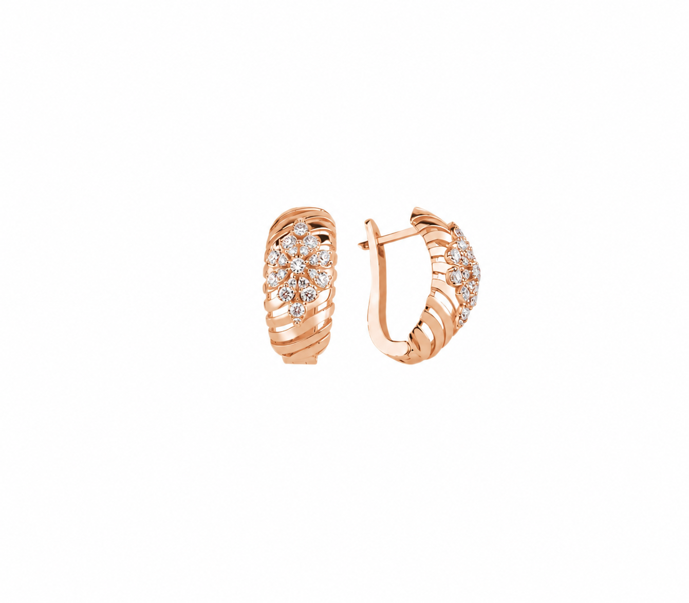 1.40 Ct. Natural Diamond Londia Flora Collection Set in 14K Gold