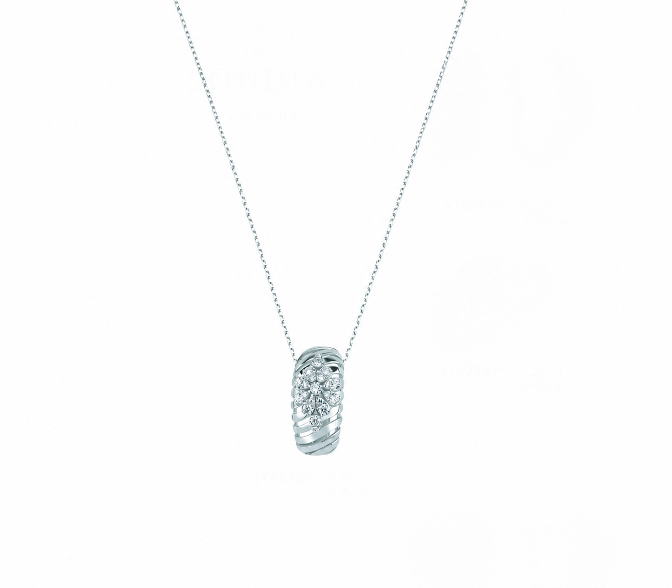 1.40 Ct. Natural Diamond Londia Flora Collection Set in 14K Gold