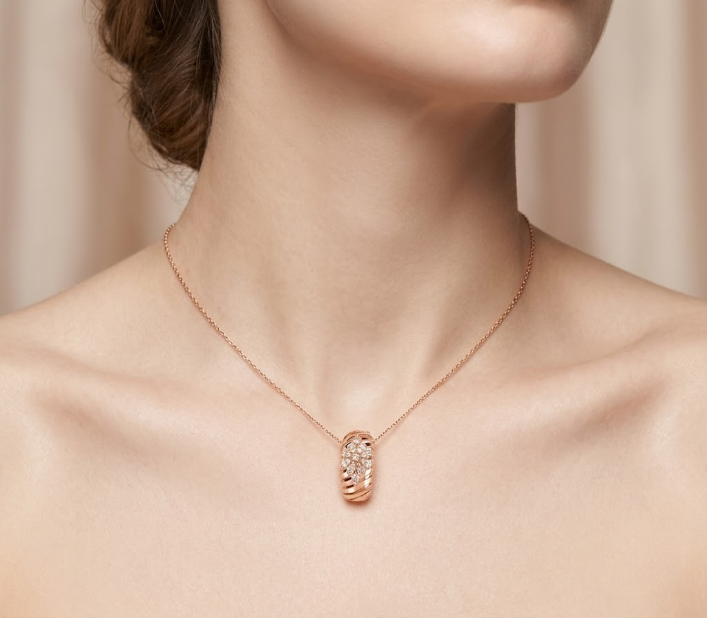 1.40 Ct. Natural Diamond Londia Flora Collection Set in 14K Gold