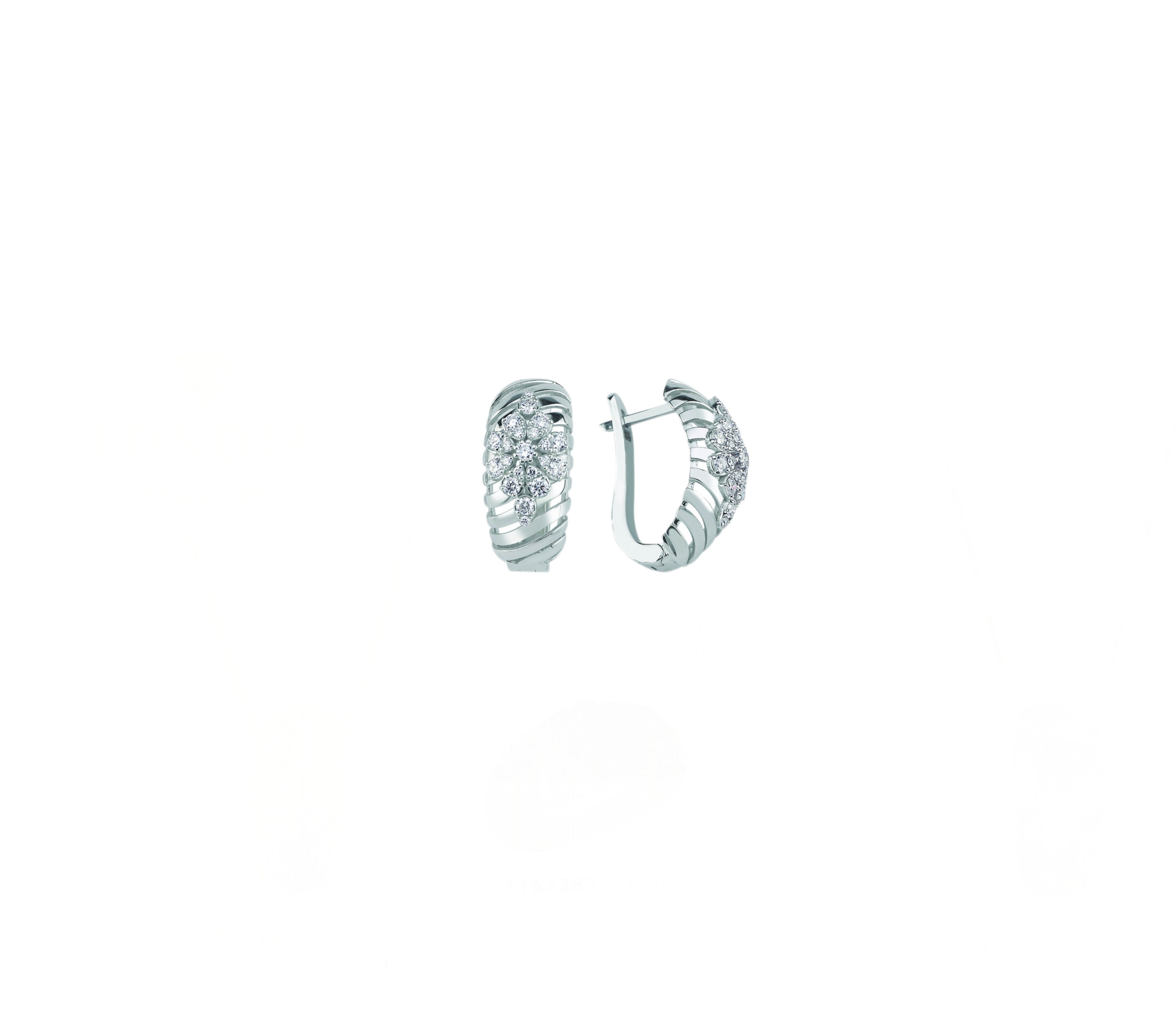 1.40 Ct. Natural Diamond Londia Flora Collection Set in 14K Gold