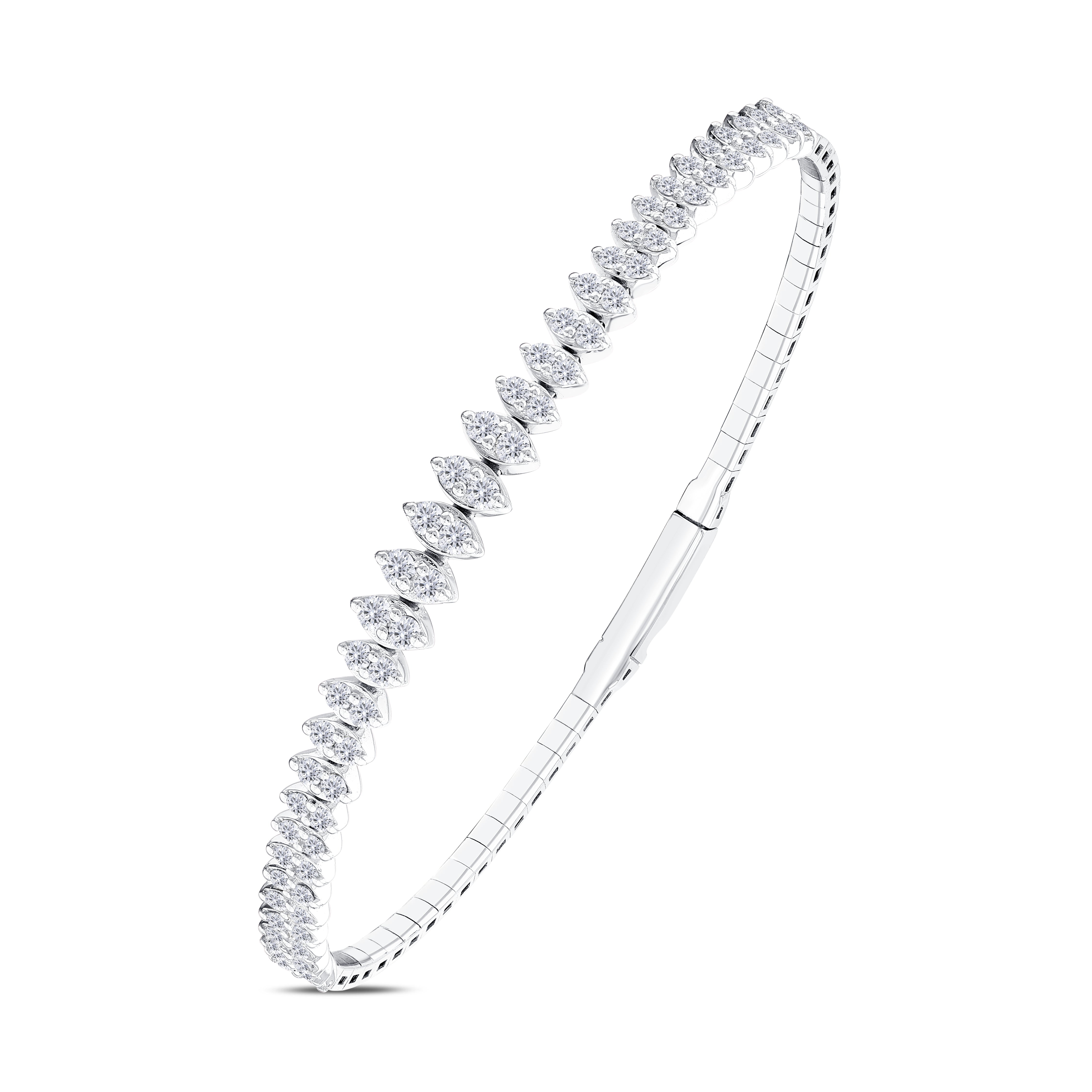 1.40 ct. Flexible Collection Diamond Bracelet 14K Gold