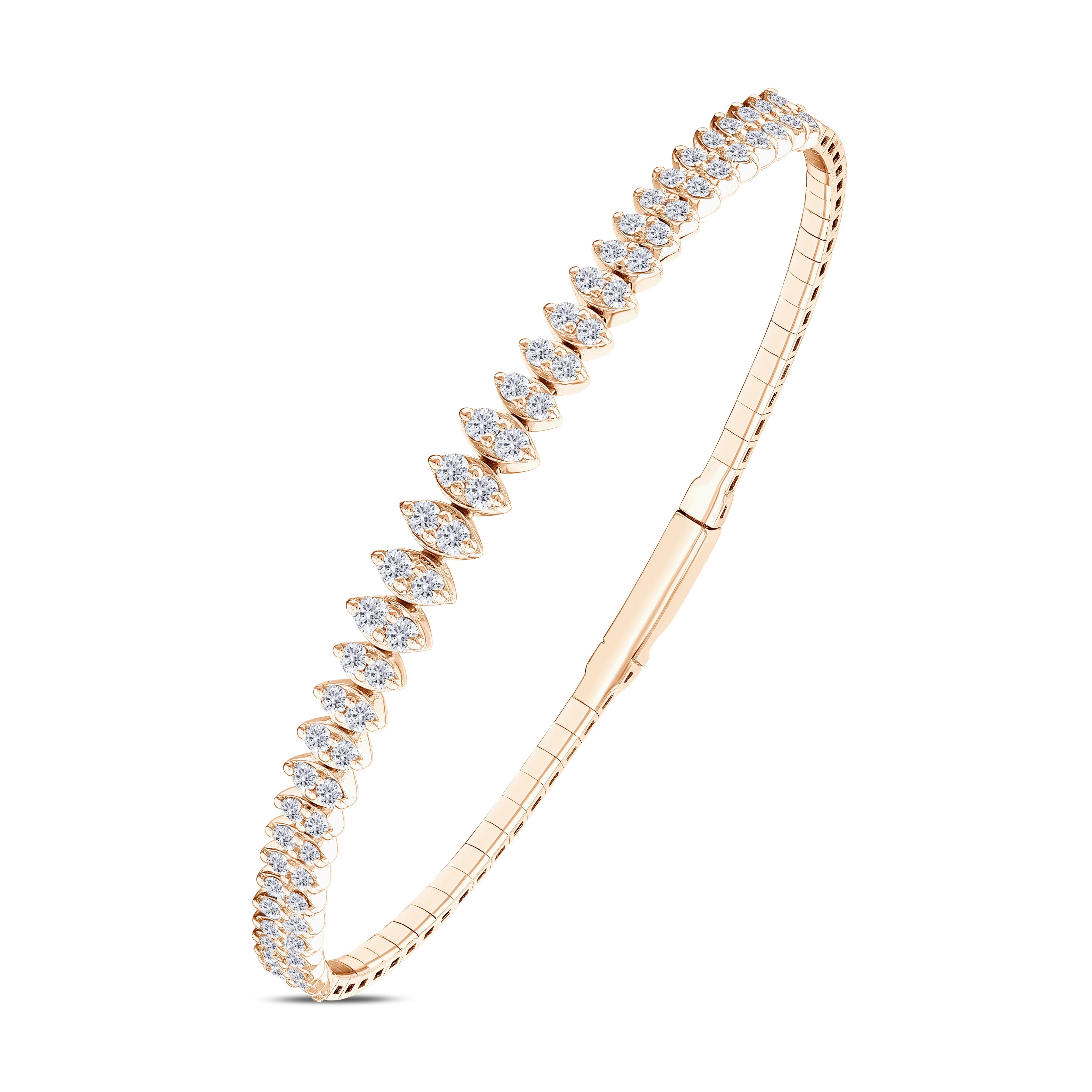1.40 ct. Flexible Collection Diamond Bracelet 14K Gold