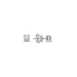 1.45 Carat Solitaire Earrings