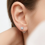 1.45 Carat Solitaire Earrings