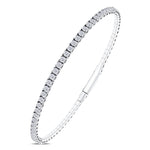 1.45 ct. Flexible Collection Half Eternity Diamond Bracelet 14K Gold