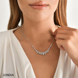 1.50 CT Natural Diamond Magic Marquise Necklace