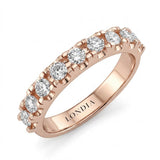1.50 Carat Diamond Half Eternity Ring in 14K Gold
