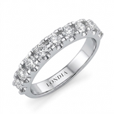 1.50 Carat Diamond Half Eternity Ring in 14K Gold