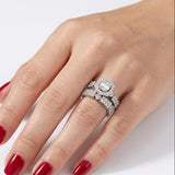 1.50 Ct. Natural Diamond Bridal Ring Set | LONDIA
