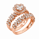 1.50 Ct. Natural Diamond Bridal Ring Set | LONDIA