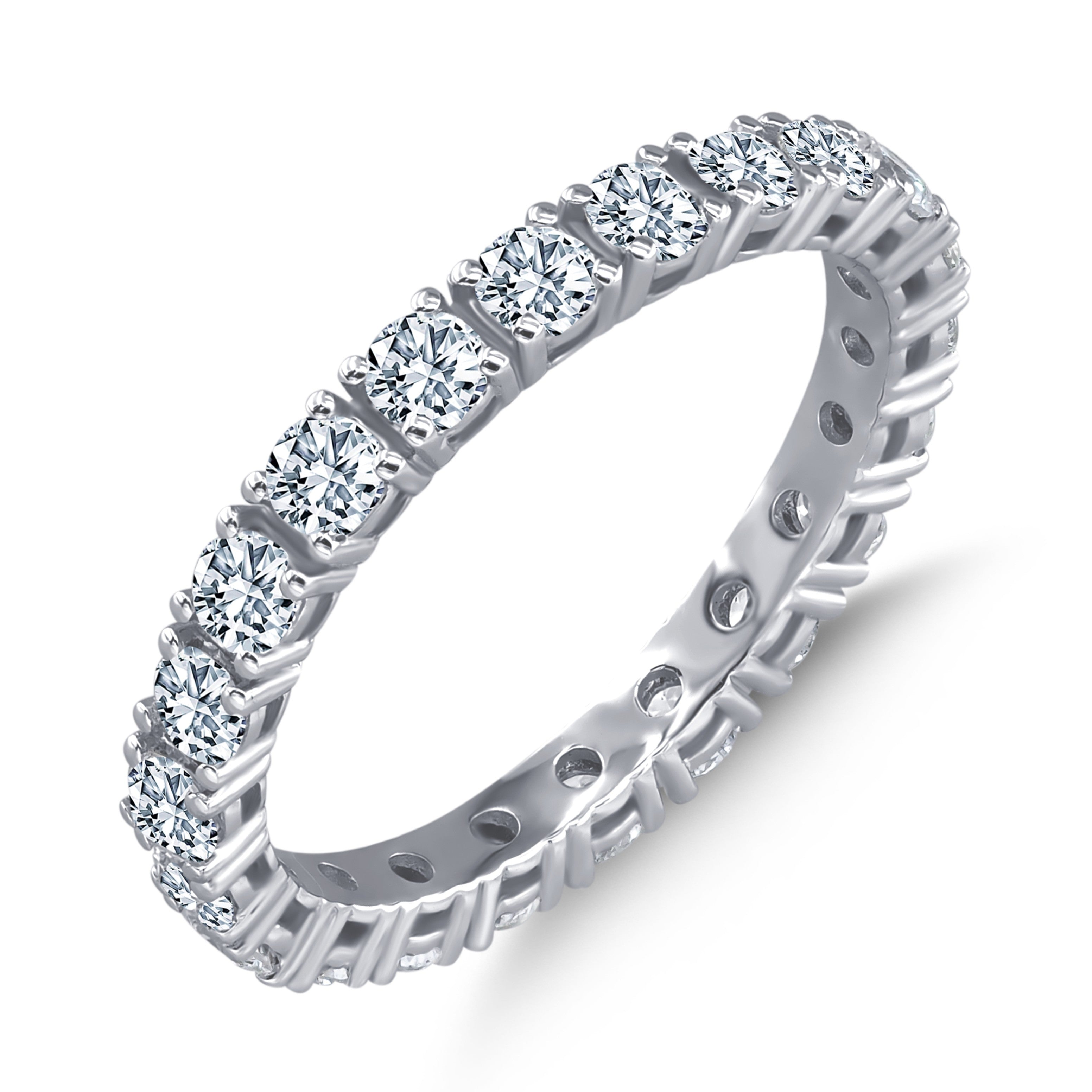 1.50 Ct. Diamond Full Eternity Band Ring in 14K Fine Gold