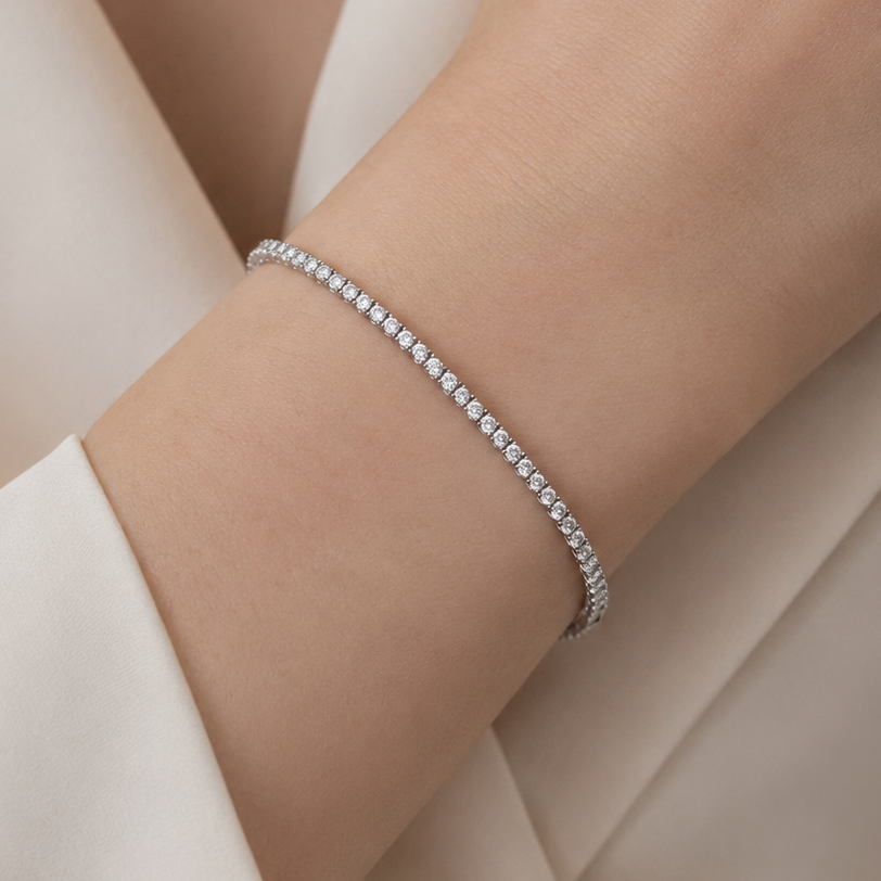 1.50 Ct. Natural Diamond Classic Design Tennis Bracelet