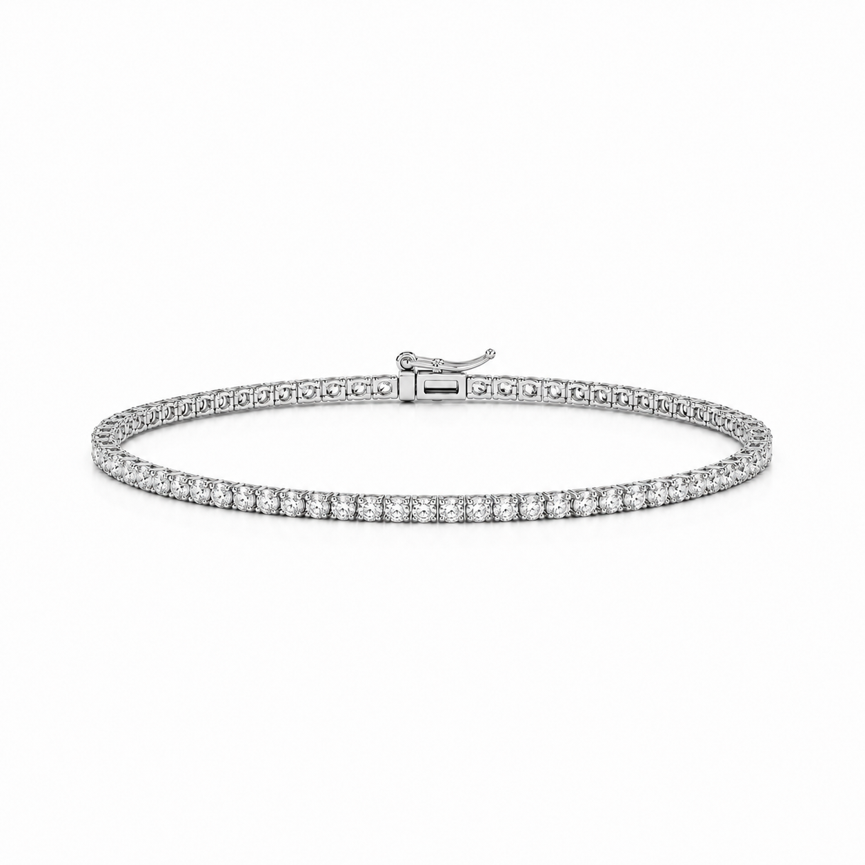 1.50 Ct. Natural Diamond Classic Design Tennis Bracelet