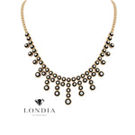 1.50 Ct. Rose Diamond Antique Design Necklace