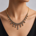 1.50 Ct. Rose Diamond Antique Design Necklace