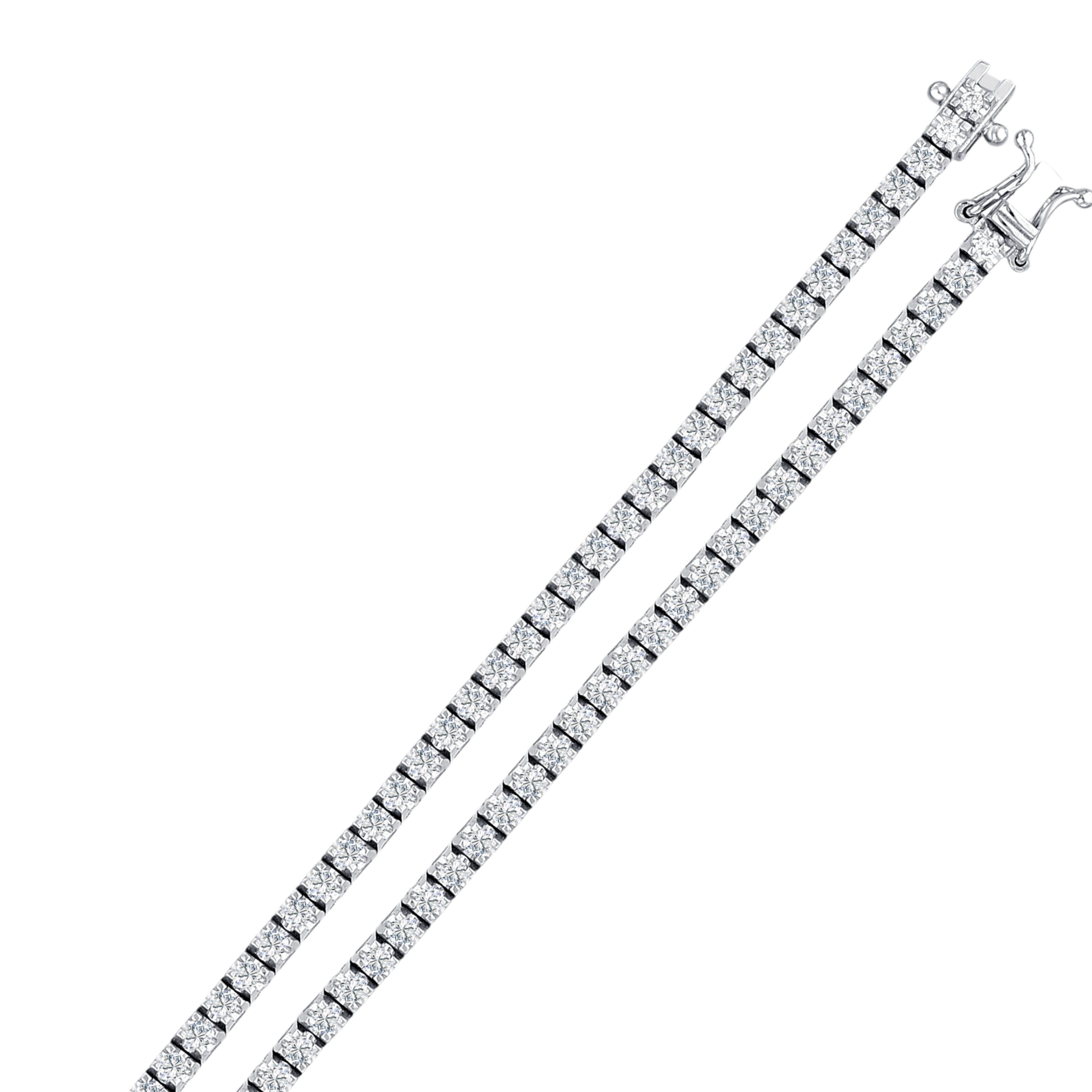 1.50 ct Natural Diamond Clair Design Tennis Bracelet