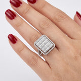 1.55 Carat Natural Diamond Baguette Design Diamond Ring | LONDIA