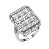 1.55 Carat Natural Diamond Baguette Design Diamond Ring | LONDIA
