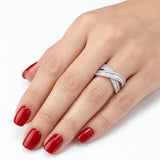 1.55 Carat Natural Diamond Line Design Ring | LONDIA