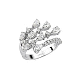 1.55 Carat Natural Diamond Statement Design Ring – 18K Gold
