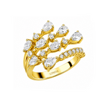 1.55 Carat Natural Diamond Statement Design Ring – 18K Gold