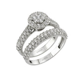 Natural Diamond Wedding Ring Set